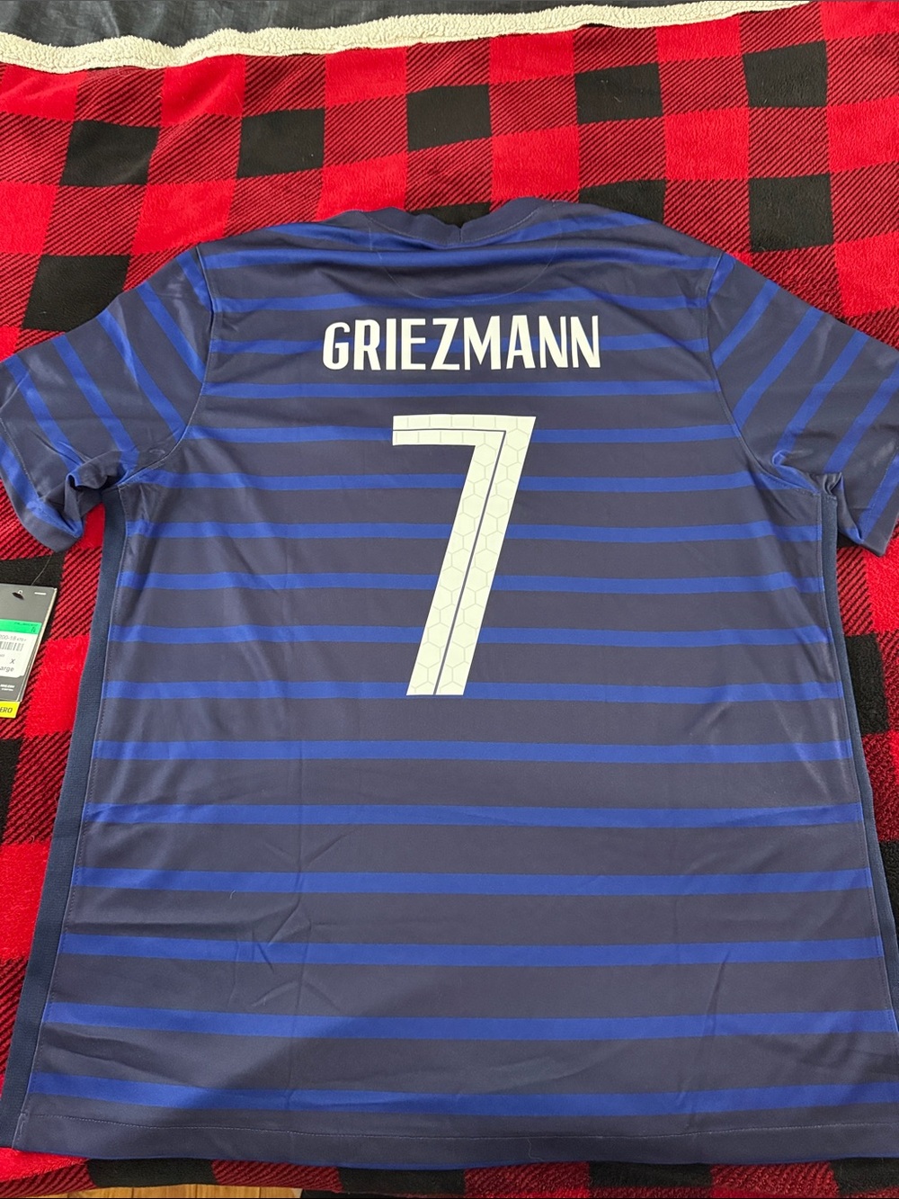 RARE France 🇫🇷 #7 Antoine Griezmann Euro 2020 Nike Home Jersey